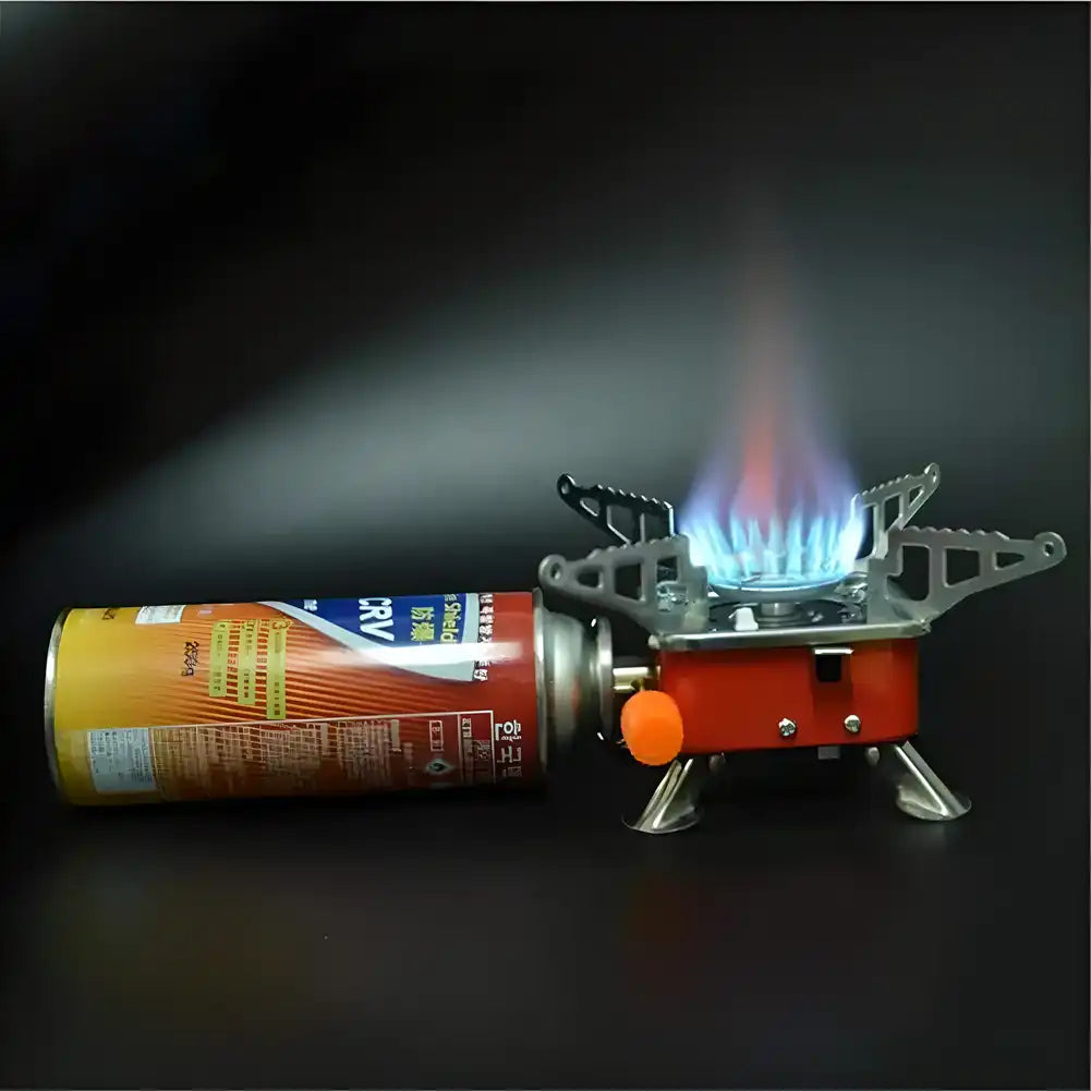 Travelling Portable Square-Shaped Camping Folding Stainless Steel Cooking Stove