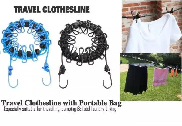 12 Pc Travel Cloths Line