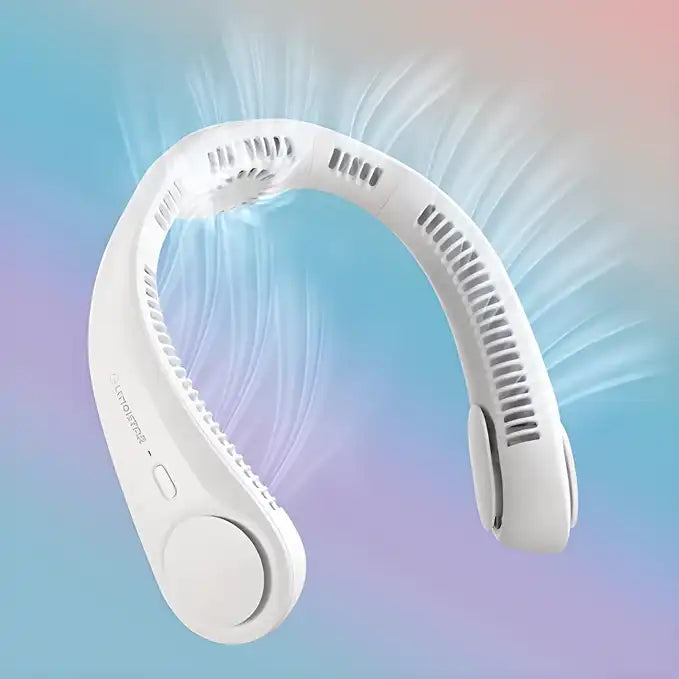 79 Mah Portable Neck Fan With 5200 Outlets