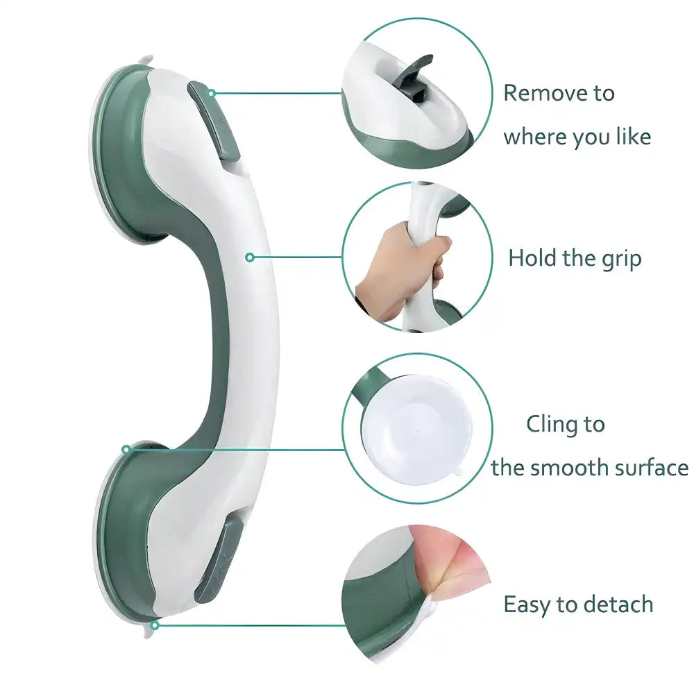 Abs Plastic Anti Slip Vacuum Suction Cup Easy Grip Safety Handle