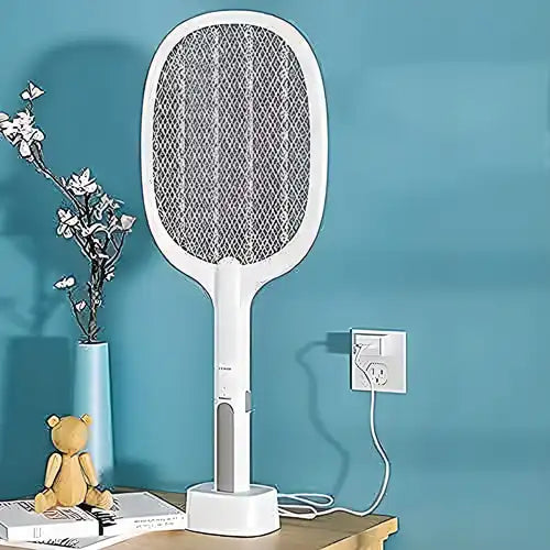 Electric Fly Swatter Fly Killer Mosquito Racket And Zapper Racket