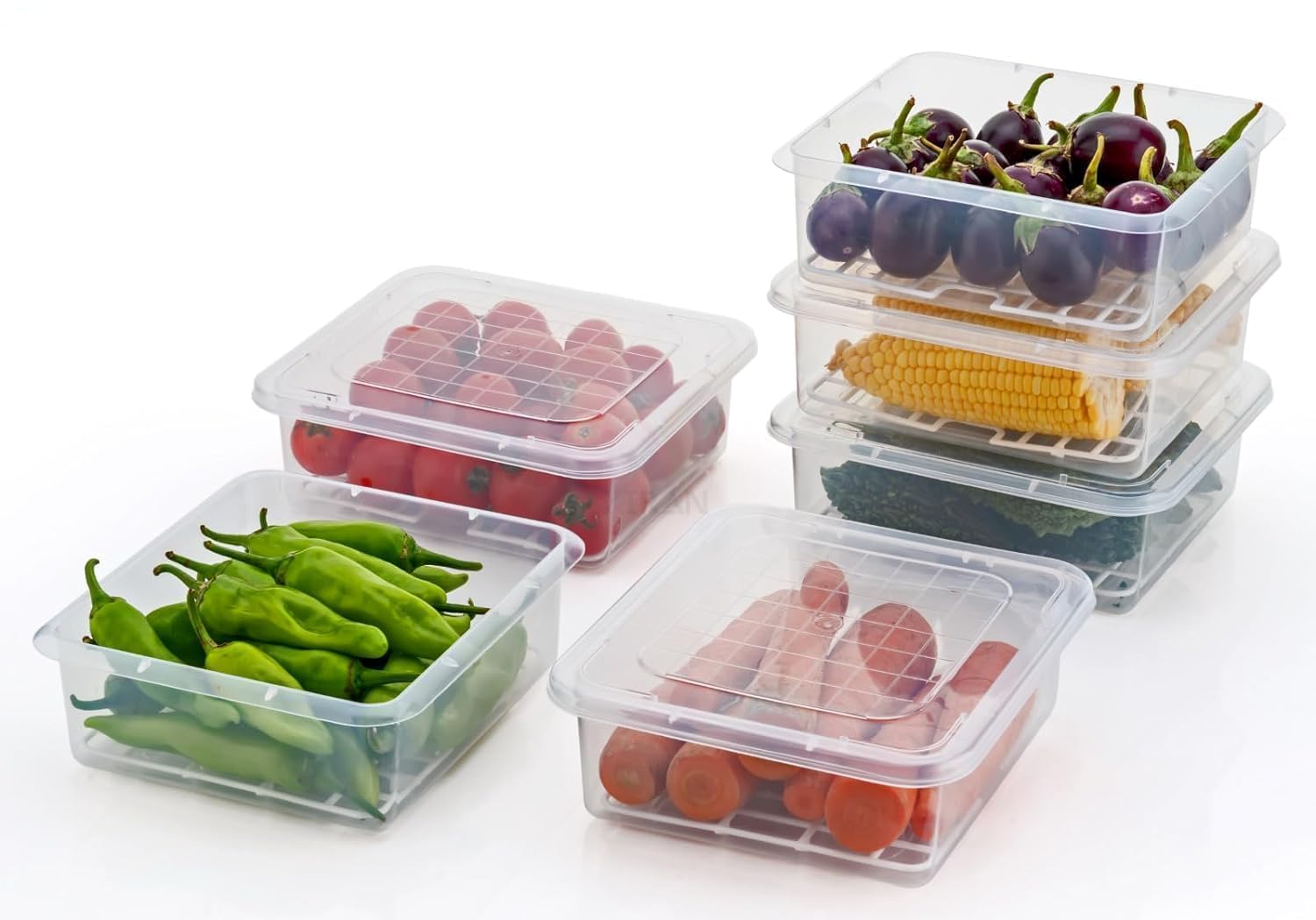 Fridge Storage Container 2500 ml (Pack Of 2)